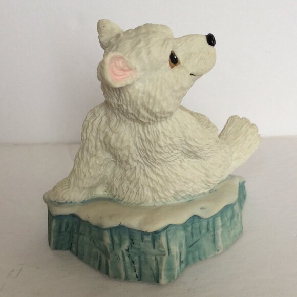 Natures Friends Polar Bear on Iceberg Figurine Summit Collection Vintage 1991 - Picture 4 of 7
